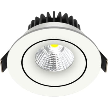 Velia Tilt LED Downlight 3000K mat hvid rund