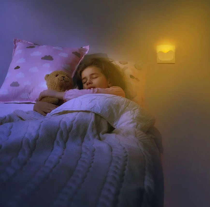 0,45W LED vågelampe Hvid, 230V,