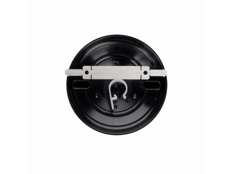 Blænddæksel/baldakin - Ø100mm, Sort (1-4 ledninger)