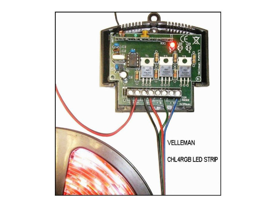 VM151 - RBG LED lysstyring m. RF fjernbetjening