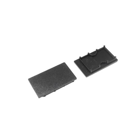 DIOFLEX endestykke med E7 LINEA20 sort 2 stk.