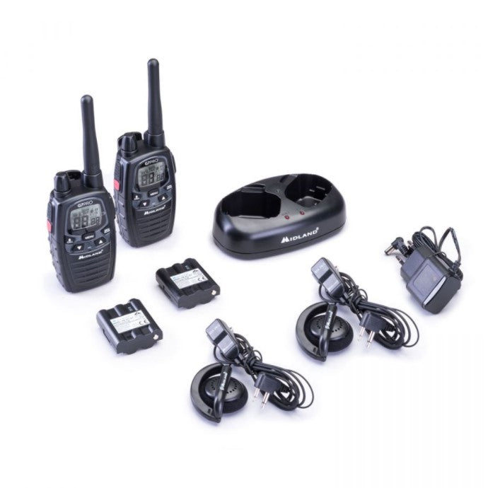 G7 PRO PMR446 håndradio sæt (2 pak inkl. kuffert)