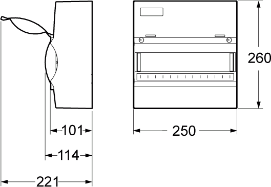 UMI-ie f. individuel elektronisk måling lysegrå