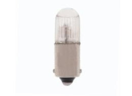 Glimlampe m. modstand - 230V / 0,3W, BA9s sokkel