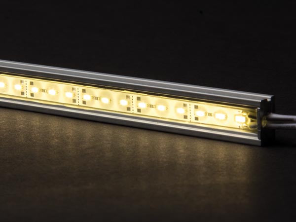 Alu. LED skinne - 50cm, Neutral Hvid (3700K), IP65
