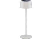Trådløs LED solar bordlampe, hvid (IP44)