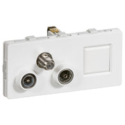 LK antenneudtag TV/R/SAT/RJ45 slutdåse TD352 - HV