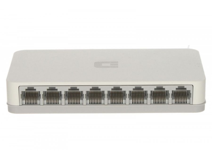 Gigabit Ethernet switch - 8 porte, 1000Mbps, Hvid (uskærmet)