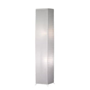 Bamboo Gulvlampe 2L E27 hvid