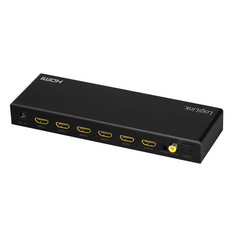 HDMI switch - 4 ind til 1 ud, 4K/60Hz, HDCP/HDR