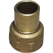15 mm x 1/2" Lodde overgang nippel/muffe