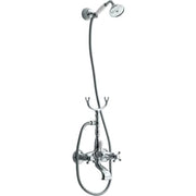 Lavabo Retro 2-grebs badekararmatur med håndbruser krom