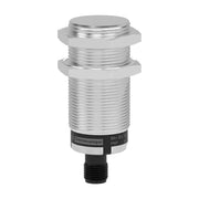 Kapacitive føler i metal skærmet. Størrelse = M30. Output: PNP NO+NC. Sn = 10mm. 12..24VDC. M12 stik