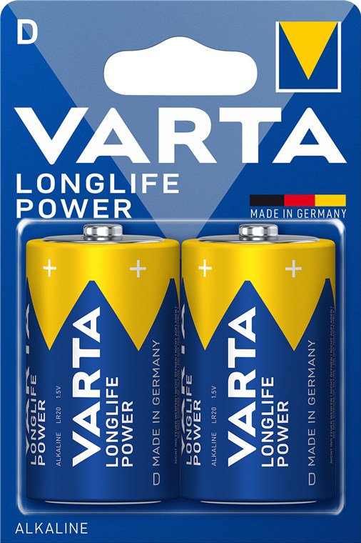 Alkaline D/LR20 batteri 1,5V / 16500mAh (2 stk.)