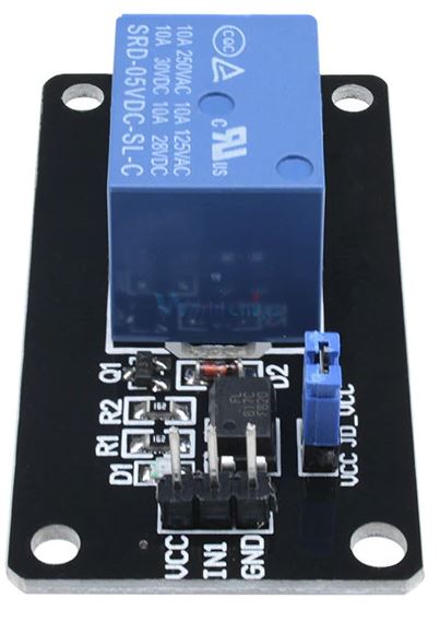 1 kanals 5V relæmodul til Arduino, PIC, ARM, AVR, DSP,...