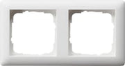 2-modul-ramme Standard 55 hvid mat