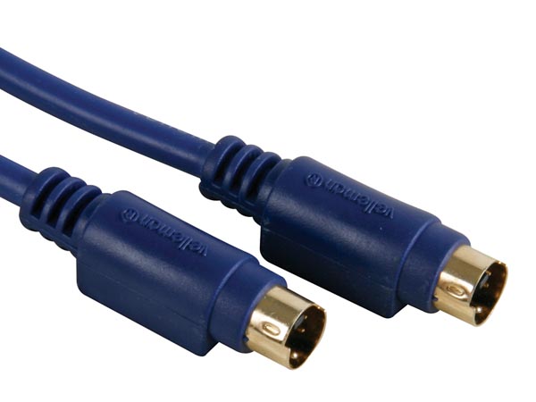 High-Q videokabel - 2 x S-VHS han (10m)