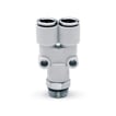 Technopolymer fitting-swl y connector -10mm tube -3/8 thread 7562 10-3/8 SUP-RAPID FITTING COMPACT