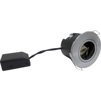Downlight Uni Install G2 GU10 rund, børstet alu, udendørs