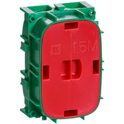 LK Fuga grøn indmuringsdåse 1½ modul