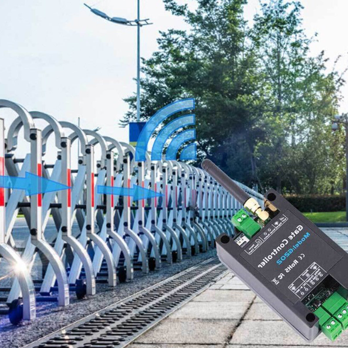 GSM styringsmodul - 1 relækontakt, til SIM-kort (2G/4G)