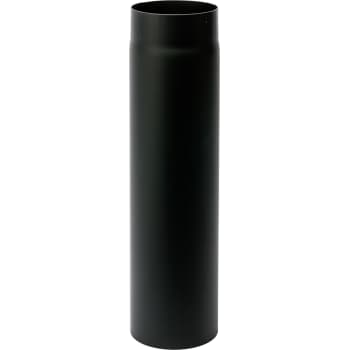 130 mm Metalbestos Sorte røgrør længde 500 mm x 2 mm