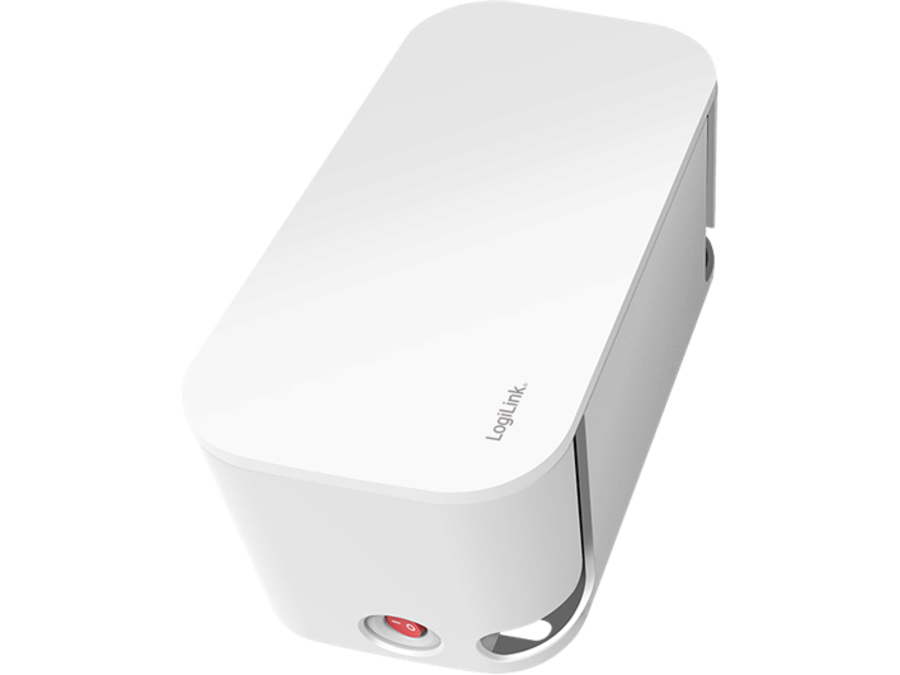 Kabelskjuler boks inkl. stikdåse - 285 x 145 x 130mm, Hvid