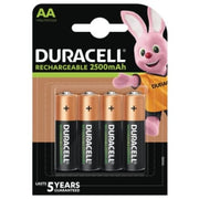 Duracell batteri, STAYCHARGED, AA, 4 stk.