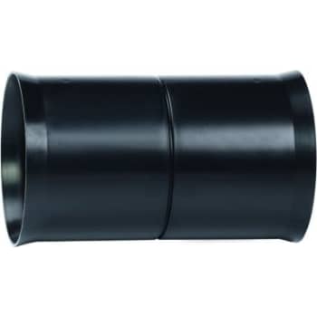 Hekaplast 160 mm PE-samlemuffe til korrugeret kabelrør, sort