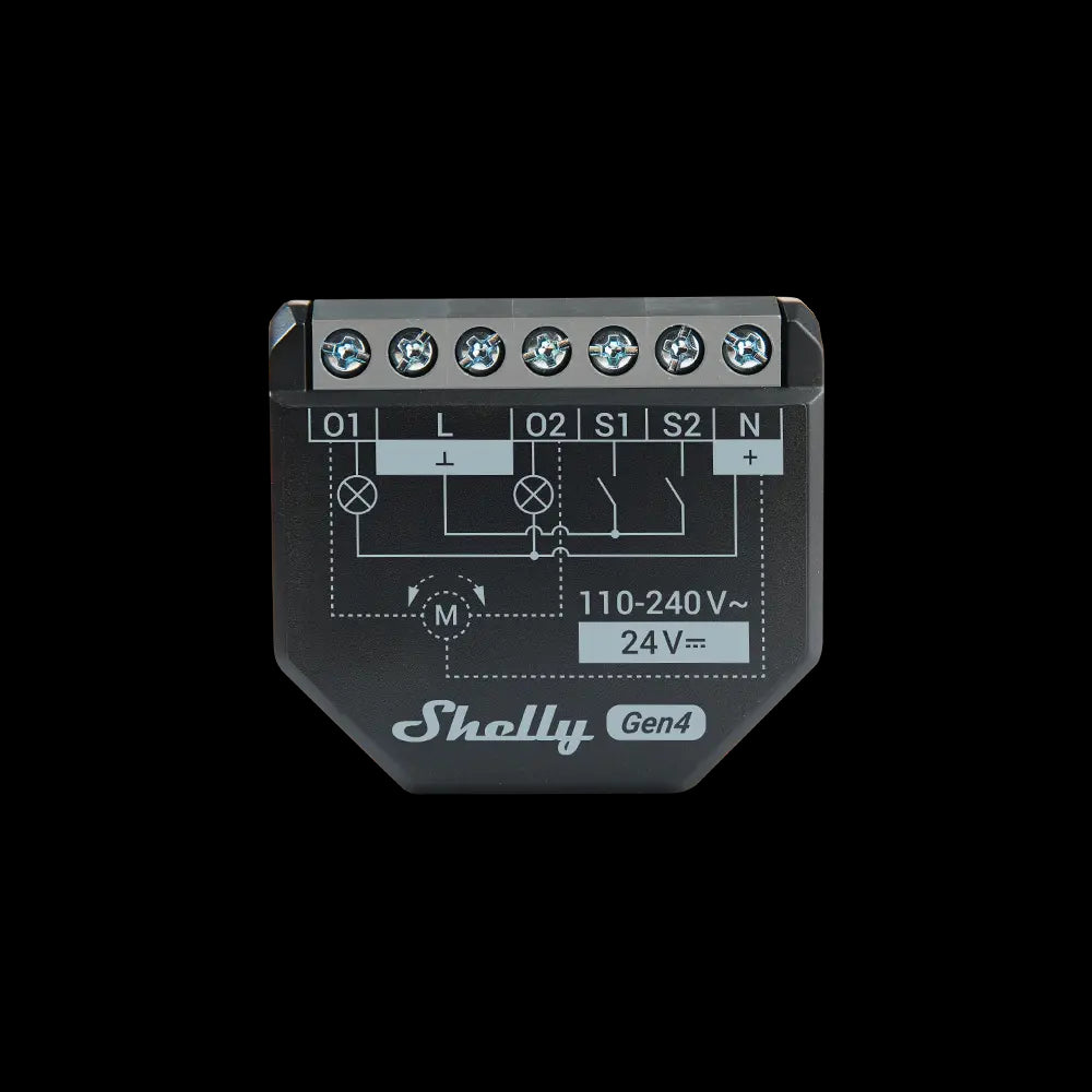 SHELLY 2PM GEN4, WIFI & ZIGBEE RELÆ