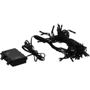Lyskæde Batteri 80L RGB sort