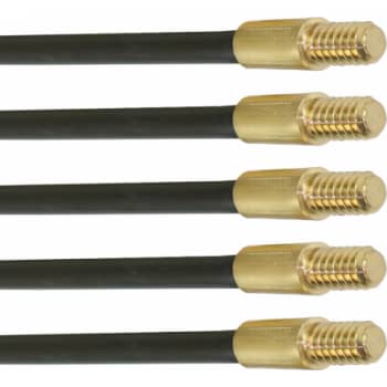 Super Rod ekstra rod, 5 stk. sort, 6 mm x 1 m