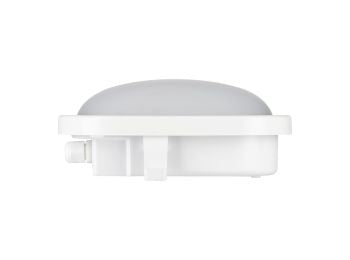 Udendørs LED skotlampe - Oval 6W Varm Hvid (IP54)