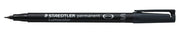 OHP-pen Lumocolor sort S 0,4mm 313-9 permanent 1 stk