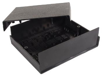 ABS instrumentkabinet - Sort/sort (200x160x65mm)