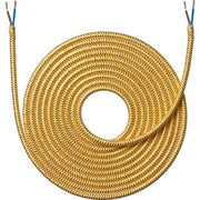 Stofledning 4 meter, Shiny Guld