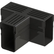 Star Drain 65 x 103 mm PVC-tee med sort aluminiumsrist