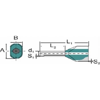 Tylle Isolerede dobbelt 6 mm² sort H 6/25