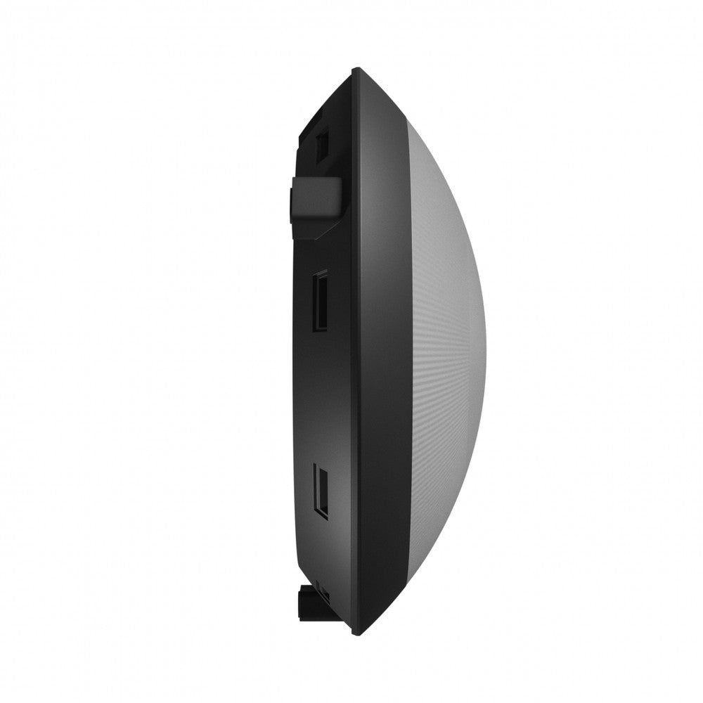 Sort Nymphea Omni loftlampe - IP65, IK08, 230V, E27, 90mm, rund design