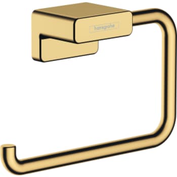 Hansgrohe AddStoris toiletpapirholder u/låg, poleret guld-optik