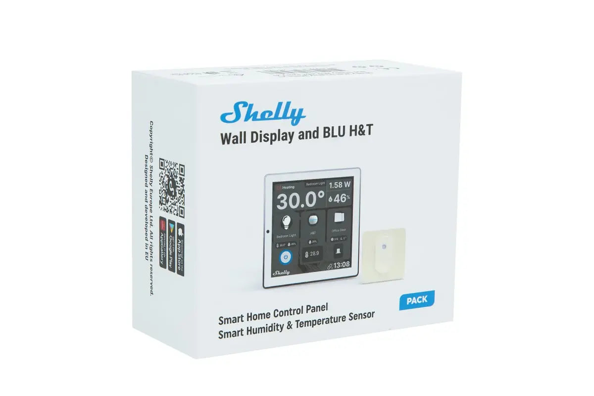 Shelly Wall Display, white - WiFi touch skærm