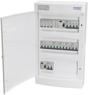 Færdigmonteret gruppetavle – 1x16A 3P+N + 1x10A 3P+N + 5x10A 1P+N + Transient