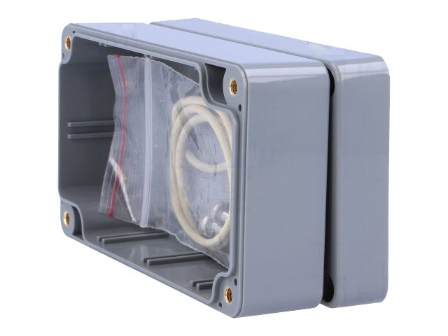 G304 plastkabinet - Mørkegrå, IP65 (65x115x40mm)