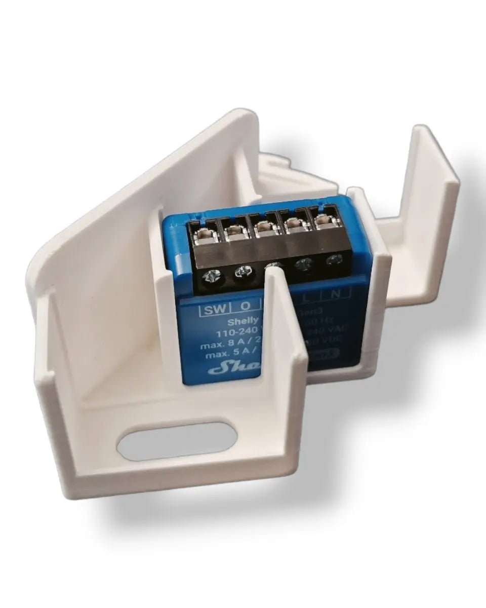 Shelly - DIN skinne holder til 3 x Mini modul