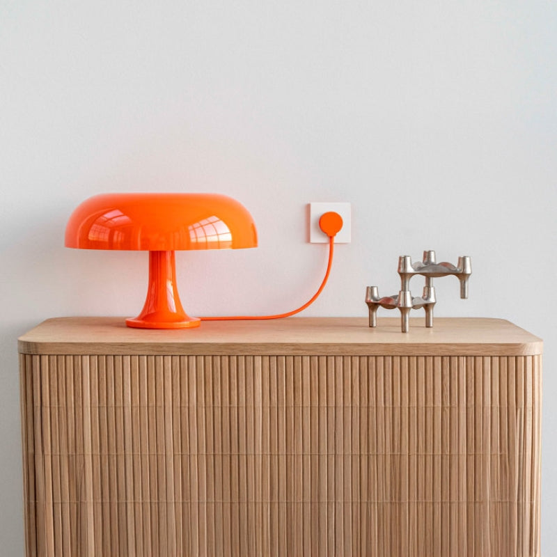 NORM flad stikprop, orange - Schuko