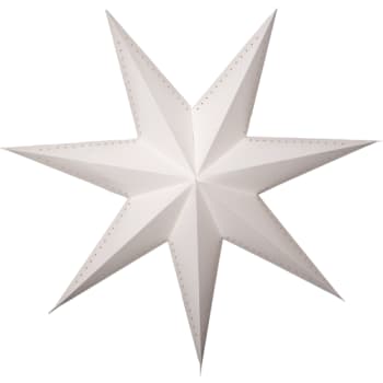 Star Trading Mika papirstjerne, hvid, 87cm