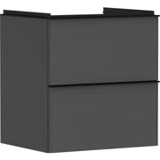 HANSGROHE Xelu Q vaskeskab mat diamantgrå 580X475mm m/ 2 skuffer