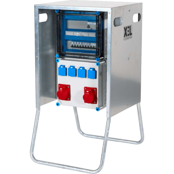 Målertavle 40A til stikben, med stativ