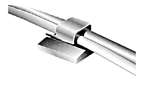 Selvklæbende kabelholder - 7,9 x 11,8mm hul (10 stk.)