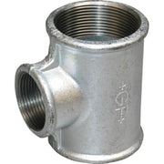 1" x 3/4" x 1" Galvaniseret tee